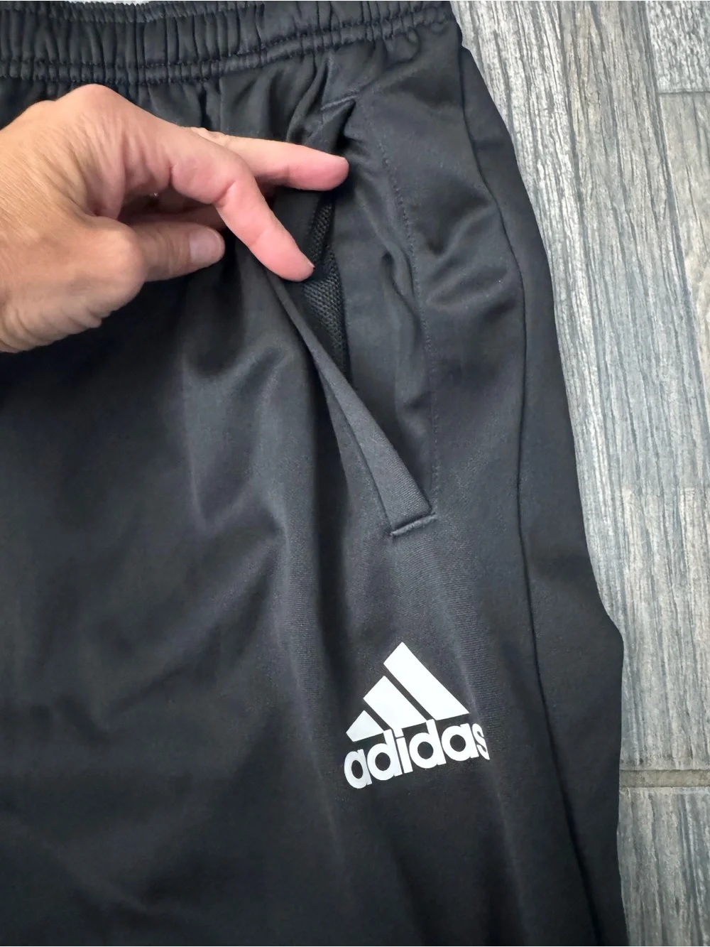 Adidas Mens Aeroready ankle zip joggers - size small